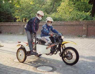 diverse Motive zur Auswahl Wasp Gespann Sidecar Motocross Aufkleber